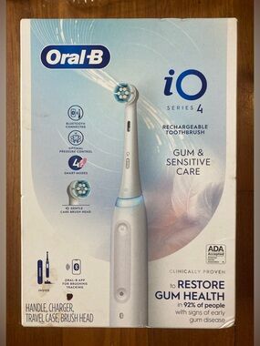 Oral-B iO Series 4 Rechargeable Toothbrush - White
